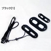 ハーネス リード 4点セット 3サイズセット トカゲ 爬虫類 小動物 部屋んぽ ペット用品 ペットグッズ フェイクレザー 牽引ロープ 紐 リーシュ レザー調 調節可能 無地 単色 ブラック 黒 シンプル お散歩 外出 おでかけ