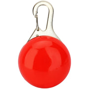 ペット用お散歩ライト 首輪用チャーム ペット用品 アクセサリー 犬 猫 いぬ ねこ お散歩グッズ 夜間 LEDライト 電池式 軽量 防水 安全対策 光る ライト