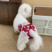 犬用サニタリーパンツ マナーパンツ 生理用パンツ 猫用 ネコ用  おむつカバー ペット用品 面ファスナー マジック テープ 簡単装着 犬用サニタリーショーツ マーキング対策 尿もれ対策 ドッグウェア イヌ用