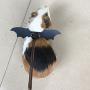 ハーネス リード 3サイズセット 爬虫類 小動物 トカゲ ハムスター ペット用品 牽引ロープ リーシュ レザー調 翼 調節可能 お散歩