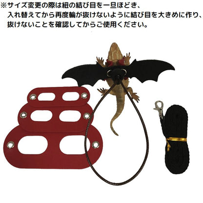 ハーネス リード 3サイズセット 爬虫類 小動物 トカゲ 商品画像5