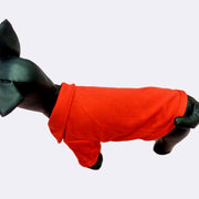 ペットウェア ポロシャツ 犬服 猫服 ドッグウェア キャットウェア 袖あり 襟付き プルオーバー シンプル 無地 単色 カジュアル 可愛い お洒落 ペット服