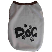 ペット用タンクトップ ペットウェア 犬服 猫服 犬用ウェア ドッグウェア 英字 ロゴ 可愛い おしゃれ お散歩 記念写真 ギフト プレゼント ワンちゃん ネコちゃん イヌ ネコ 黄色 ブラウン 赤 グレー