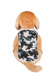 ドッグウェア タンクトップ 犬用 猫用 犬服 洋服 ペットウェア イヌ用 小型犬 迷彩 アーミー ゾウ 象 動物 アニマル カラバリ豊富 かわいい おしゃれ 定番