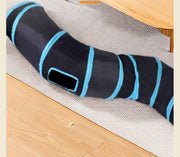猫用おもちゃ キャットトンネル トンネル型 穴あき 玩具 ペット用品 キャットトイ トーイ オモチャ 折り畳み クネクネ 運動不足解消 楽しい 遊び ペットグッズ ねこ ネコ
