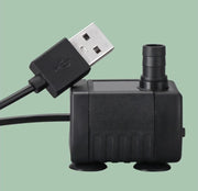 水中ポンプ 小型 吸盤式 USB電源 ペット 熱帯魚 アクアリウム エアレーション器具 循環 ウォーターポンプ 循環ポンプ シンプル 便利