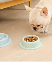 フードボウル ペット用食器 早食い防止 小型犬用 猫用 小さめ お皿 餌入れ 給餌 フードディッシュ 凸凹 でこぼこデザイン 突起 おしゃれ かわいい 食べこぼし受け シンプル イヌ ネコ 猫 犬