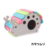 ハムスターハウス 小動物用ハウス ペットハウス ハムスター ハリネズミ ペット用品 ペット用おもちゃ ペットトイ カラフル ピンク ブルー グリーン クマ カタツムリ 窓付 リラックス 運動 ストレス発散