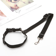 ペット用シートベルト リード 2way ヘッドレスト 後部座席 車用 ペット用品 ドライブ アウトドア 犬 ドッグ 牽引紐 リーシュ ナスカン 無地 お出かけ 旅行 フック 長さ調節可能 カー用品 簡単 便利