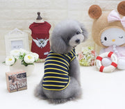 ドッグウェア タンクトップ 犬服 洋服 ペット用品 ペットウェア 犬用 猫用 小型犬 ノースリーブ ボーダー ロゴ 可愛い カジュアル シンプル ペットグッズ いぬ イヌ ねこ ネコ
