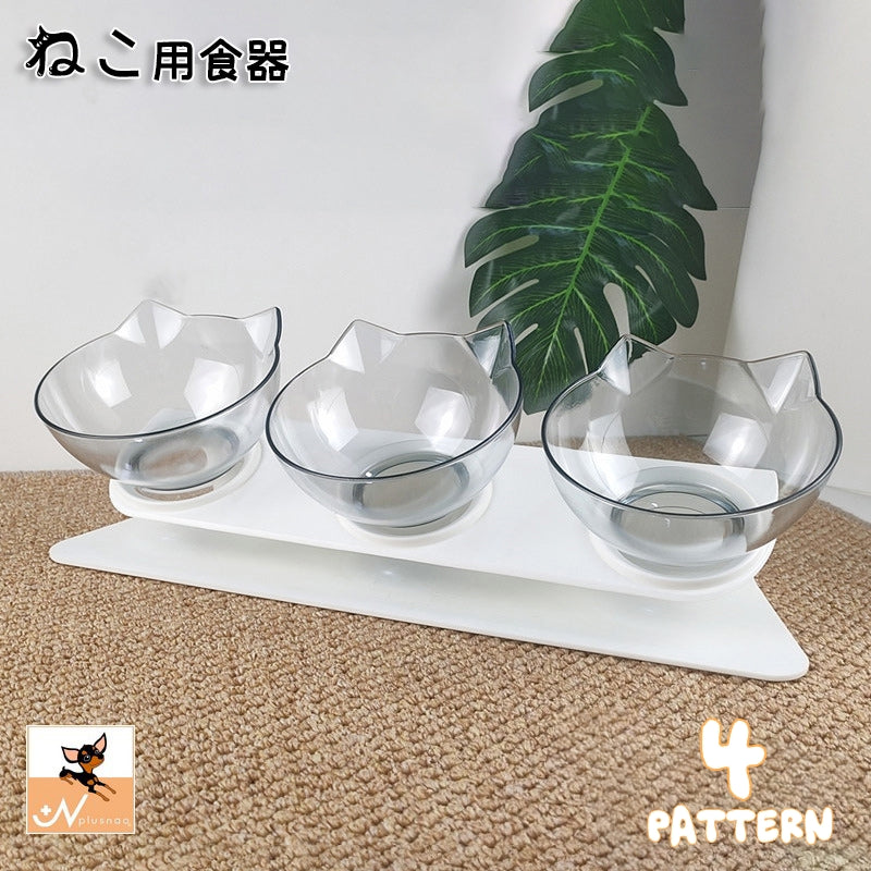 ネコ用食器 犬用食器 ペット用食器 フードボウル 餌皿 猫 犬 ペット用品 台付き プラスチック 餌入れ 水入れ