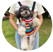 ペット用キャリーバッグ 抱っこ紐 リュックタイプ おんぶ紐 リュックキャリー ペットグッズ ペット用品 犬 猫 イヌ ネコ 小型犬 お出かけ お散歩 ペットキャリー メッシュ ファスナー チャック 通気性 長さ調節可 バックル 面ファスナー 無地 しましま カラフル 迷彩 おしゃれ カジュアル かわいい 便利グッズ シンプル 黒 赤 青 橙 ピンク