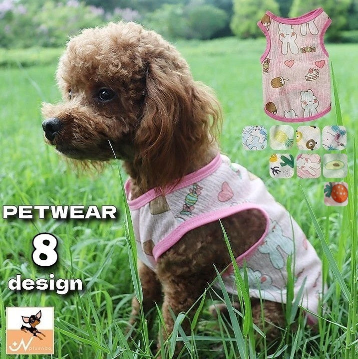ペットウェア タンクトップ 犬服 猫服 袖なし ドッグウェア 商品画像