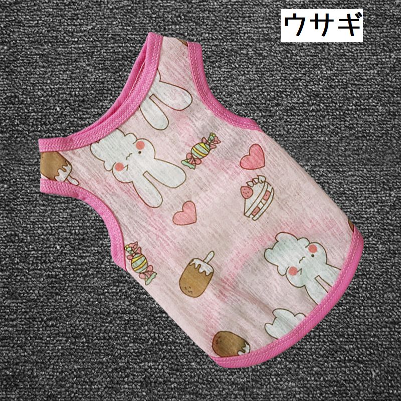 ペットウェア タンクトップ 犬服 猫服 袖なし ドッグウェア 商品画像4