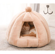 ペットハウス ペットベッド 猫 犬 ドーム型 小型犬 ネコ ハウス キャットハウス あったか ドッグハウス かわいい クッション