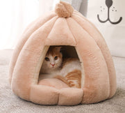 ペットハウス ペットベッド 猫 犬 ドーム型 小型犬 ネコ ハウス キャットハウス あったか ドッグハウス かわいい クッション