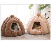 ペットハウス ペットベッド 猫 犬 ドーム型 小型犬 ネコ ハウス キャットハウス あったか ドッグハウス かわいい クッション