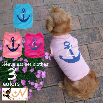 犬服 ドッグウェア ペットウェア Ｔシャツ 薄手 ノースリーブ 商品画像