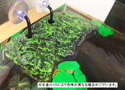 浮島 亀用 トカゲ 水槽用レイアウト 両生類 爬虫類 デコレーション カメの島 水槽内インテリア 水槽用品 レイアウト用品 ペット用品 吊り下げ型 吸盤取り付け 樹脂製 日光浴 浮き台 フローティングアイランド かめ とかげ タートルドック