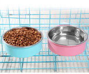 ペット用食器 フードボウル ウォーターボウル ペットグッズ 犬 ドッグ 猫 キャット ケージ用 取り付け可能 エサ入れ 水入れ