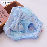 サニタリーパンツ 生理用パンツ マナーパンツ ペット用 犬用 愛犬 マナーガード お漏らし防止 トイレ用品 ドックウェア 星柄 ドット チュール リボン おしゃれ 可愛い S-XL