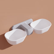 ネコ用食器 ペット用 フードボウル ウォーターボウル エサ入れ 水入れ 壁 高さ調節可能 転倒防止 こぼれにくい おしゃれ 猫 子犬 小型犬