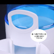 小動物用フードサーバー ケージ 水入れ 給水器 小動物用食器 小動物用エサ入れ 自動給餌器 餌入れ ハムスター モルモット ハリネズミ リス チンチラ インコ モモンガ ペット用品 ペットグッズ 小動物 透明 クリア 中が見える 固定 食べ過ぎ帽子 大容量 フードボウル 餌やり おやつ入れ 留守番対策 ゲージに取り付け可 おしゃれ かわいい
