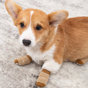 靴下 くつ下 4個セット ペット用 犬用 猫用 くつした ソックス 滑り止め付き 防寒 シンプル 可愛い かわいい お洒落 おしゃれ ドッグ キャット