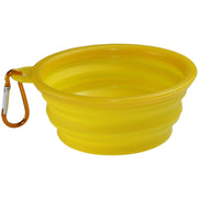 ペット用食器 フードボウル ウォーターボウル 餌入れ 水入れ 犬用 猫用 折りたたみ式 カラビナ付き 携帯 持ち運び コンパクト