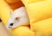 小動物用ハウス ペットベッド ハムスター クッション ペット用 小動物用 デグー ハリネズミ ケージ用 寝床 モルモット あったか かわいい ふわふわ 春 冬 秋