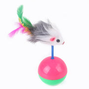 ペット用品 20個セット キャット おもちゃ ストレス解消 遊び 運動 ダイエット ボール 球 毛糸 トンネル 折りたたみ ネズミ マウス 羽 猫 可愛い ペットグッズ カラフル