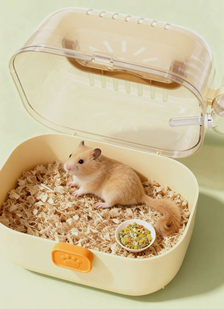 小動物用キャリーケース ペットキャリー キャリーバッグ 移動用ケージ ハムスター 給水器 商品画像3