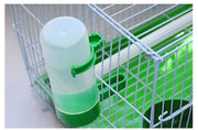 自動給餌器 自動給水器 フィーダー 2個セット 鳥 小鳥 文鳥 インコ ペット用品 グリーン ケージ 固定 バードフードフィーダー