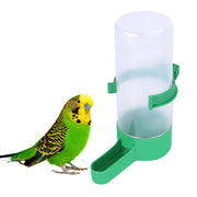 自動給餌器 自動給水器 フィーダー 2個セット 鳥 小鳥 文鳥 インコ ペット用品 グリーン ケージ 固定 バードフードフィーダー