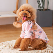 ペットウェア トレーナー プルオーバー 犬用 猫用 洋服 ドッグウェア キャットウェア フリース 袖あり 暖かい あったか クルマ アニマル イラスト プリント おしゃれ かわいい お散歩 お出かけ 普段使い ペット服 犬の服 猫の服