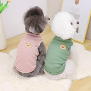 ドッグウェア タンクトップ 犬服 洋服 3枚セット ペット用品 ペットウェア 犬用 猫用 小型犬 ノースリーブ クマ ワッフル生地 おしゃれ 可愛い カジュアル シンプル お散歩 おでかけ ペットグッズ いぬ イヌ ねこ ネコ