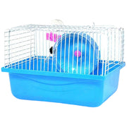 小動物用ケージ ケージセット 給水器 食器 回し車 4点セット エサ入れ 飼育ケース ハムスター ドワーフ ペット用品 透明 小さめ かわいい
