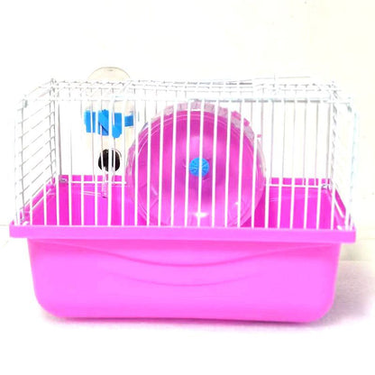 小動物用ケージ ケージセット 給水器 食器 回し車 4点セット 商品画像2