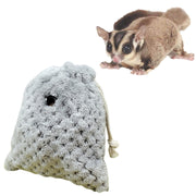 小動物用キャリーバッグ 巾着ポーチ 通気口付き ペット用品 手提げ 寝袋 モモンガ ハムスター リス あったか 柔らかい ふわふわ 可愛い おしゃれ 持ち運び