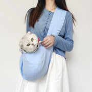 ペット用スリング 抱っこひも 抱っこバッグ 抱っこ紐 犬 イヌ 猫 ネコ キャリーバッグ スリングバッグ 斜め掛け ショルダー かわいい フェミニン おしゃれ フリル