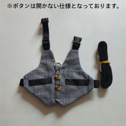 小動物用ハーネス リード 2点セット ウサギ 兎 モルモット フェレット ペットウェア ベストハーネス カジュアル 星柄 花柄 パイナップル 散歩 リード紐 ペットグッズ ペット用品