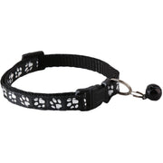 首輪 ペット用 単品 カラー 犬 猫 小型犬 いぬ ねこ くびわ ペット用品 軽い 軽量 肉球 カラバリ豊富 鈴付き ワンタッチバックル