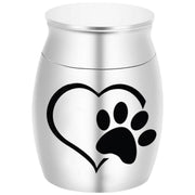 遺骨カプセル メモリアル 手元供養 供養 形見 ペット仏具 犬 猫 遺灰 遺骨入れ 分骨 納骨 遺毛 ミニ骨壺 足跡 肉球 可愛い お洒落
