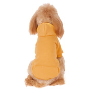 ペットウェア パーカー プルオーバー 犬服 猫服 洋服 ドッグウェア キャットウェア 袖あり 春 秋 冬 防寒 あったか 秋冬 暖かい 無地 単色 シンプル お洒落 可愛い ペット服  背中ポケット 小型犬 中型犬