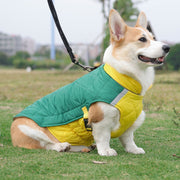 ドッグウェア ペットウェア 犬用 小型犬 中型犬 キルティングベスト 腹部ベルト 厚手 袖なし 反射テープ 防寒 お散歩 お出かけ 旅行