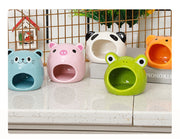 小動物用ハウス ペット用品 ペットグッズ ハムスター お家 隠れ家 陶器 寝床 アニマル型 動物 かわいい おしゃれ トラ ブタ ネズミ カエル パンダ