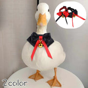 鳥用アクセサリー 蝶ネクタイ 付け襟 リボン 首飾り 鈴付き ペット用 小動物用 かわいい 可愛い おめかし おしゃれ ペット用アクセサリー パーティー イベント 鳥 トリ インコ オウム