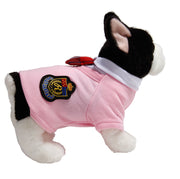 ドッグウェア ワンピース トップス 制服 犬服 猫服 ペット用品 小型犬 重ね着風 スクール風 ペアルック コスプレ ハロウィン トレーナー ネクタイ リボン かわいい おしゃれ シャツ襟 ワッペン エンブレム お出かけ お散歩 衣装 写真撮影 カジュアル デイリー イヌ いぬ ネコ ねこ キャットウェア 秋 冬 春