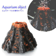 水槽用オブジェ アクアリウム デコレーション 火山 水槽装飾 置物 オーナメント 水中造景 水槽内 エアレーション用 模型 レイアウト用品  隠れ家 ペット用品 熱帯魚 観賞魚 金魚用