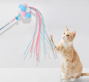 猫用おもちゃ 猫じゃらし ペット用品 ねこ用 紐 鈴付き 可愛い カラフル キャットトイ トーイ 玩具 オモチャ 運動不足解消 ストレス解消 遊びグッズ ペットグッズ ネコグッズ